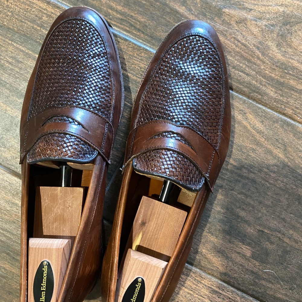 Allen Edmonds slip ons. Size 11.5 D.